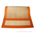 Tapis de cuisson en silicone antiadhésif perforé à la chaleur perforée